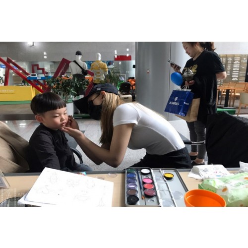 충남대학병원재활치료병동 어린이날 페이스페인팅